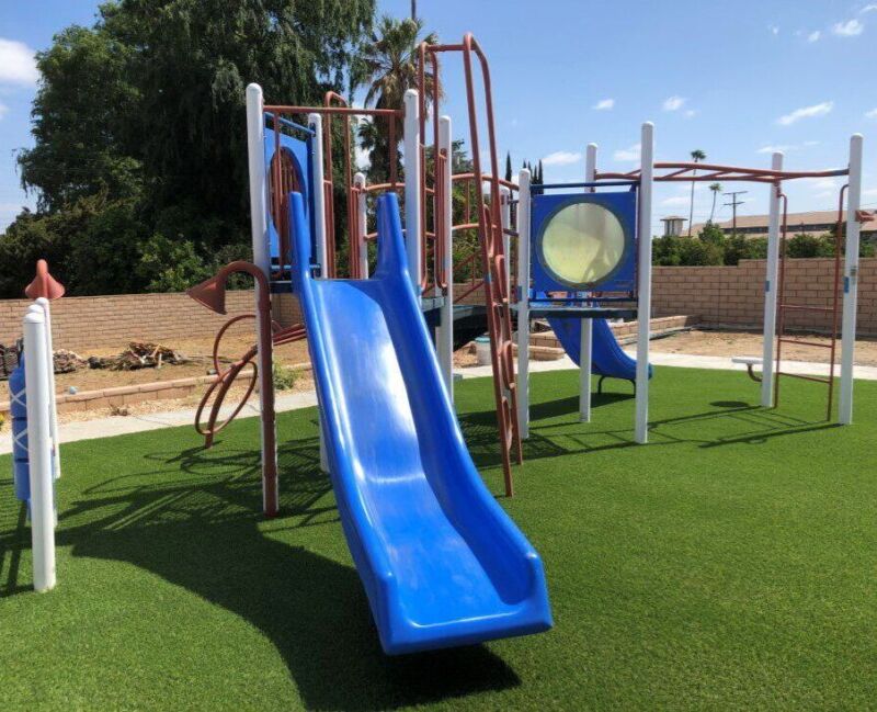 Added comfort Add extra cushion with Playground Pad, a lightweight, durable, and patented interlocking panel system. The technology behind our Playground Pad offers a long lifespan that can remain in place for two to three turf life cycles and qualifies for LEED credits. Independently safety tested, the thermal insulation of the Pad adds extra cushion to make playground falls more comfortable. Playground Pad Basic 50mm Made in the USA Long Lifespan - Remains in place 2 to 3 turf life cycles Resistant to mold and chemicals Successfully tested to comply with CA Prop 65 Qualifies for LEED Credits Playground Pad Advanced 50mm All of the Basic of Playground Pad Plus. Patented lightweight interlocking panel system, easy to handle and fast to install. The computer-monitored molding manufacturing process guarantees dimensional and density consistency. Thermal insulation and drainage layer can be installed over permeable/impermeable bases, eliminating the cost of frost heave. 100% recyclable and carries the coveted Cradle to Cradle Certification.
